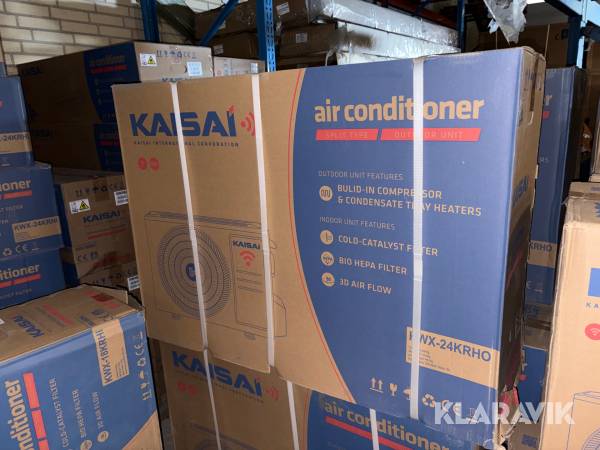 Varmepumpe Kaisai KWX-24HRGI - luft/luft 1 styk