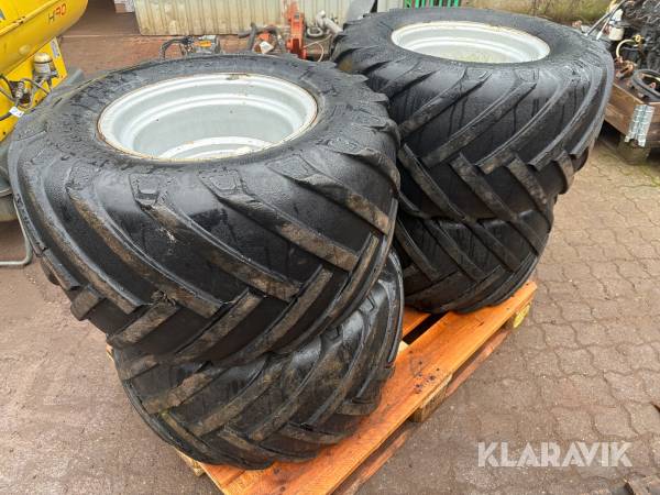 Dæk med fælge Trelleborg T 463 4 styk