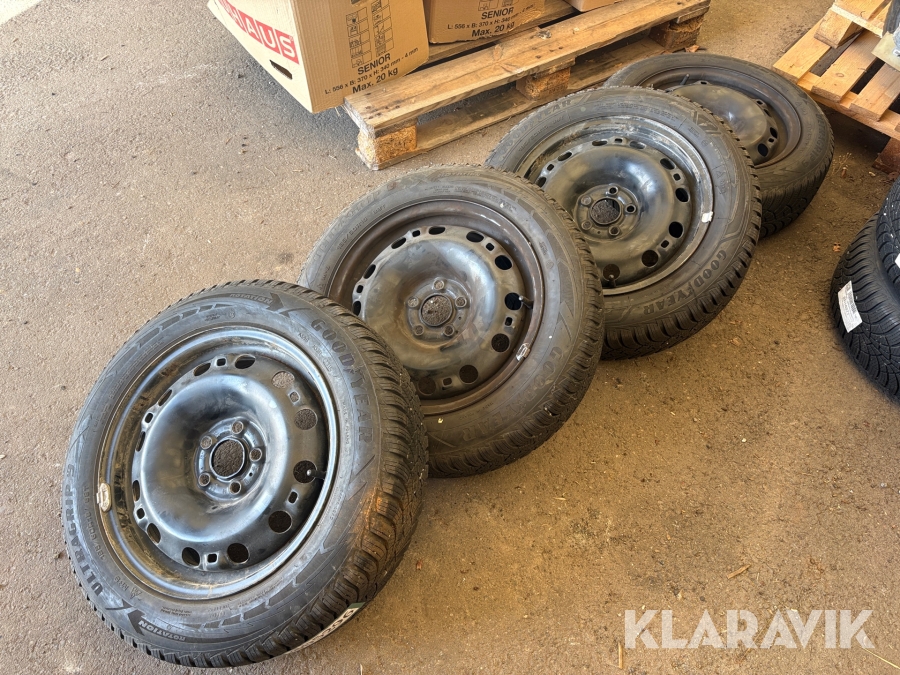 Dæk på fælge Goodyear Ultragrip