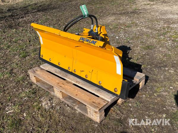 Hydraulisk sneplov Hydromann Snowline 55.140 med gummiskær 