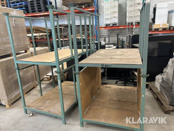Lagerreol Stabelbar, 4 stk
