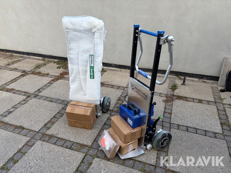 Elektriske trappesækkevogne NordicTrolley SC202H-180, 2 Styk inkl. batterier og spændestropper