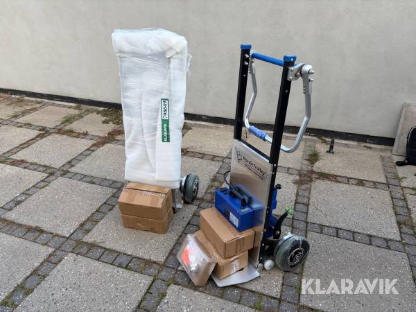 Elektriske trappesækkevogne NordicTrolley SC202H-180, 2 Styk inkl. batterier og spændestropper