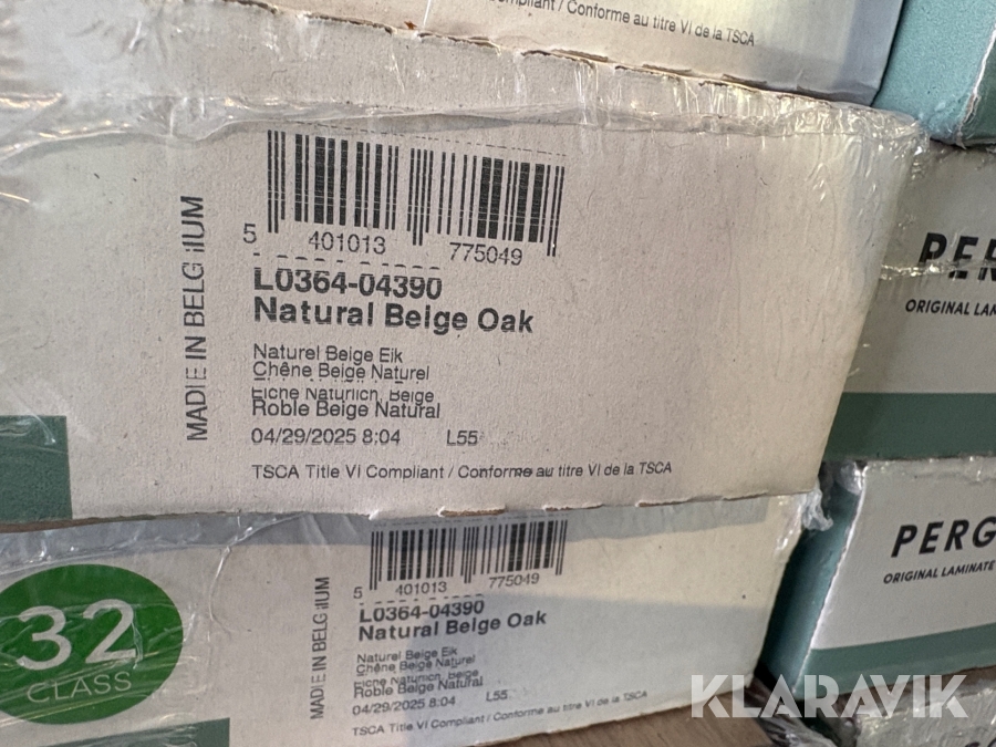 Gulv Pergo Original Laminate ESPOO 32 Class – Natural Beige Oak 18styk