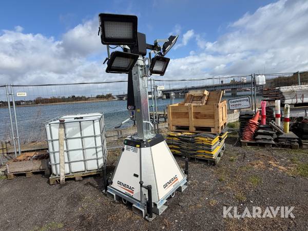 Mobilt lystårn Generac Mobile