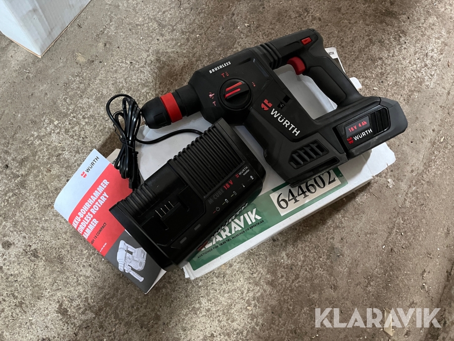 Slagborehammer Würth ABH 18 compact akku med batteri
