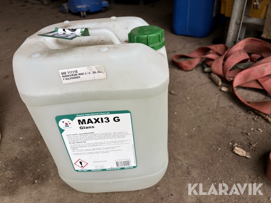 Parti rengøringsmidler – Clean Wash X & MAXI 3 G – 2 x 20 L