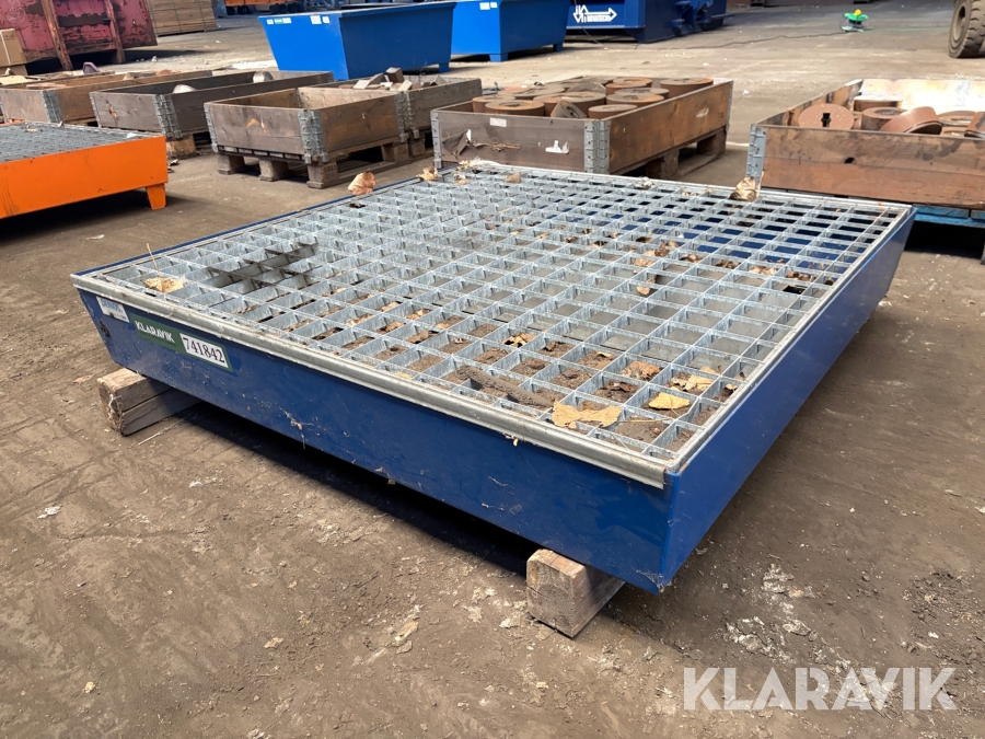 Opsamlingskar / spildbakke Denios Classic-line 4 FC