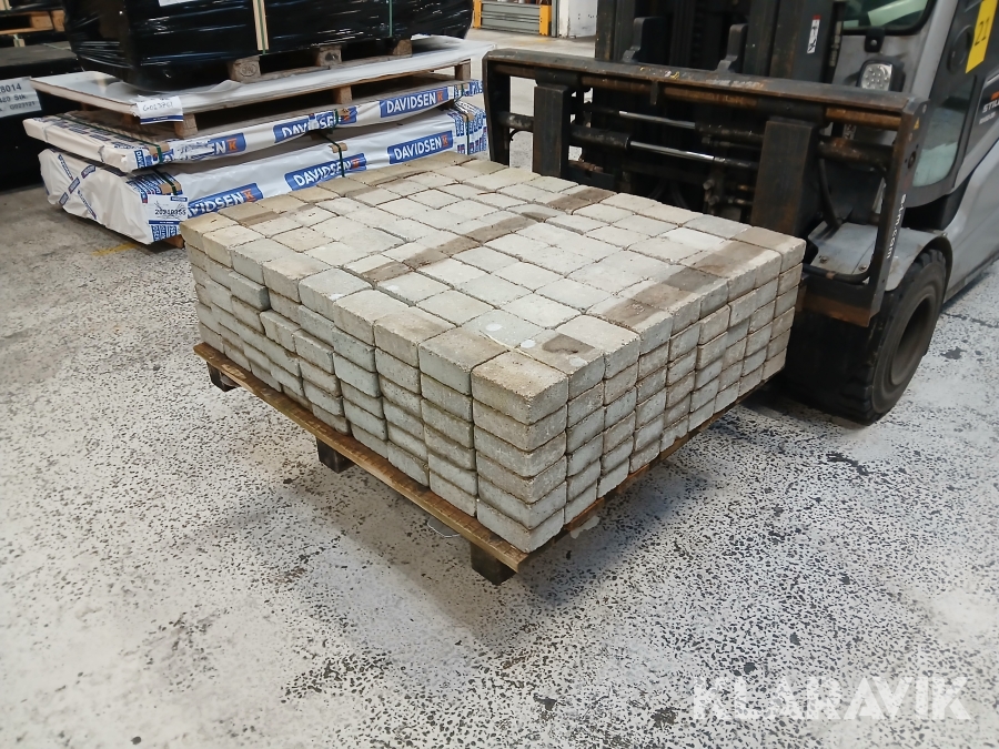 Belægningssten Holmegård Herregård grå halve 486 styk