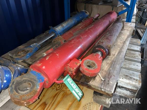 Hydraulikcylindre dobbeltvirkende 4 styk