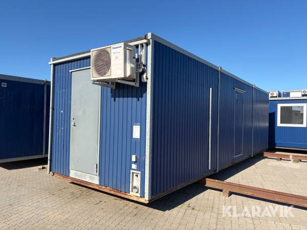 Isoleret mandskabsskur 10 personer Woodcon 00-098 28,8m2 8821243