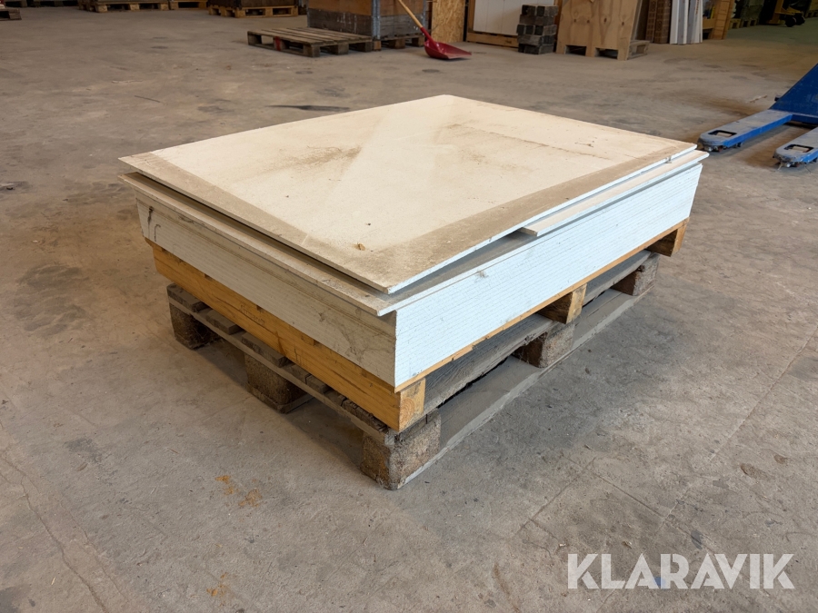 Fermacell - fibergips plader - 16 hele + 7 små