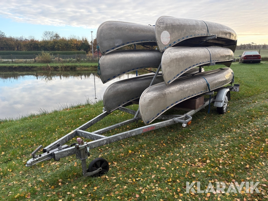 Kanoer med trailer Inkas 525 AL-B 6 styk