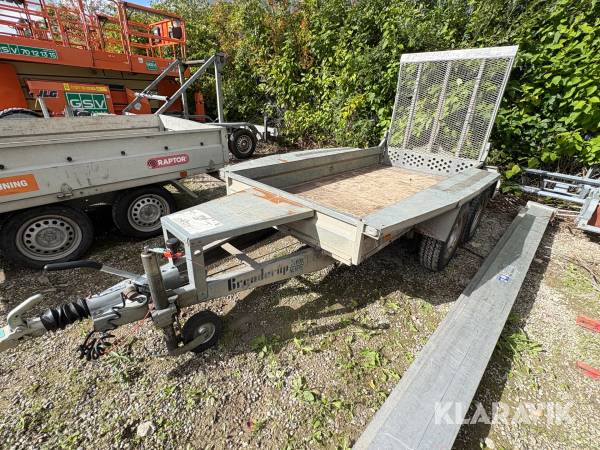 Maskintrailer Brenderup MT 1600 EF 1600 kg 2-akslet