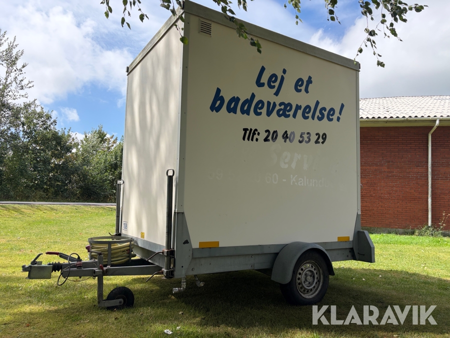 Toilet- og badeskur Eurowagon