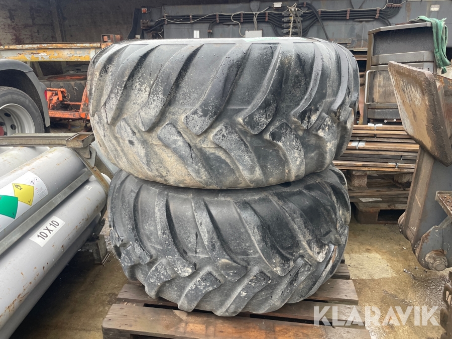 Entreprenør dæk Trelleborg 600/55-26,5 til hydrema dumper