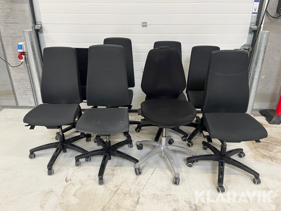 Kontorstole 8 stk