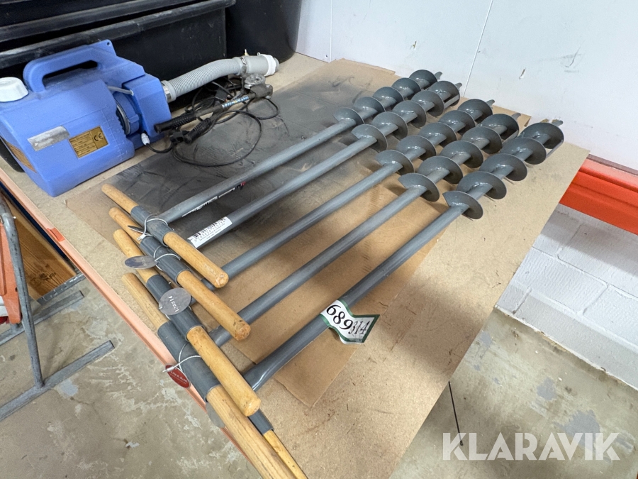 Pælebor 5 styk - Ø90