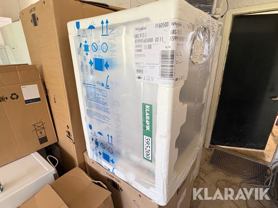 Intregreret køleskab Whirlpool ARG 913 1, Køge, Klaravik auk