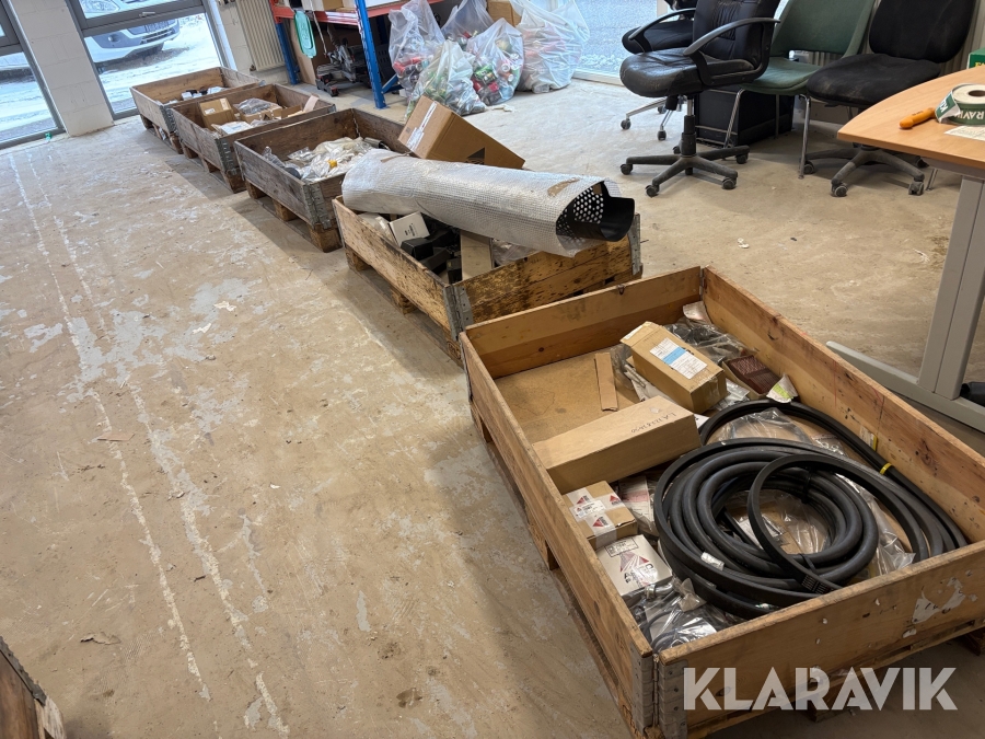 5paller assorteret reservedele