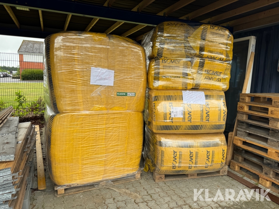 Isolering Isover 39 Flex 28 styks i alt - Cirka 150 kvadratmeter