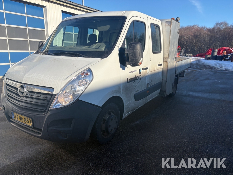 Mandskabsvogn Opel Movano 2,3 CDTi 136HK Chassis med tankanlæg
