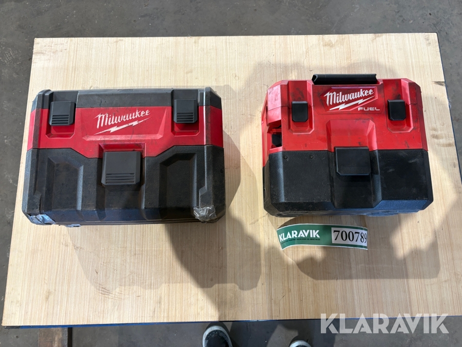 Støvsugere Milwaukee M12 FVCL & M18 VC-2 2 styk