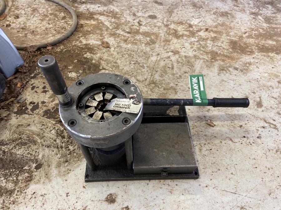 Hydraulik slange presser