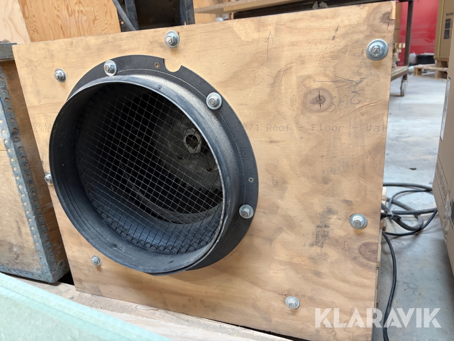 Industriel ventilator med elmotor Axel Johnson Teknik A/S A.S MOT