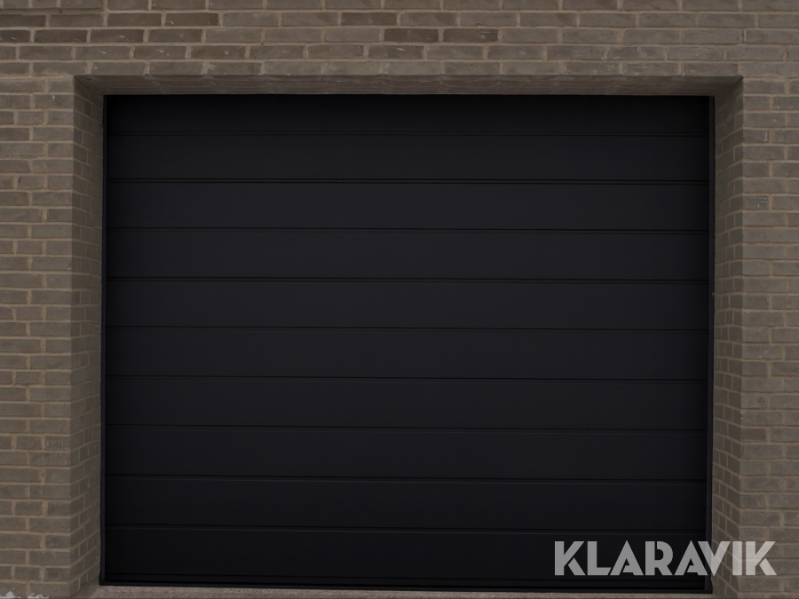 Ledhejseport Bearsafe RAL9005 1 linje, 3x3m