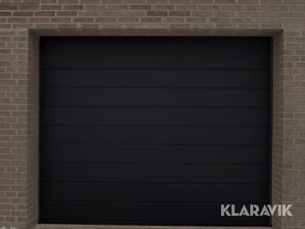 Ledhejseport Bearsafe RAL9005 1 linje, 3x3m