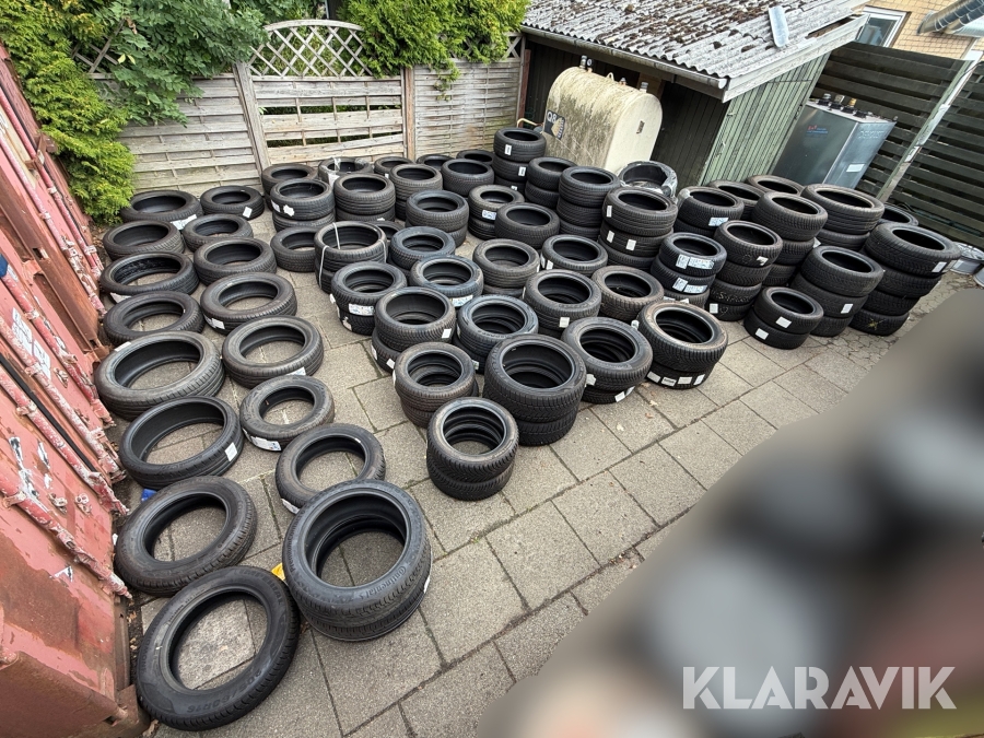 Lot - løse dæk - mange ubrugte - 136 styk