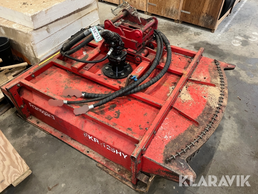 Kæderydder Fransgård FKR-125HY - Hydrema skifte