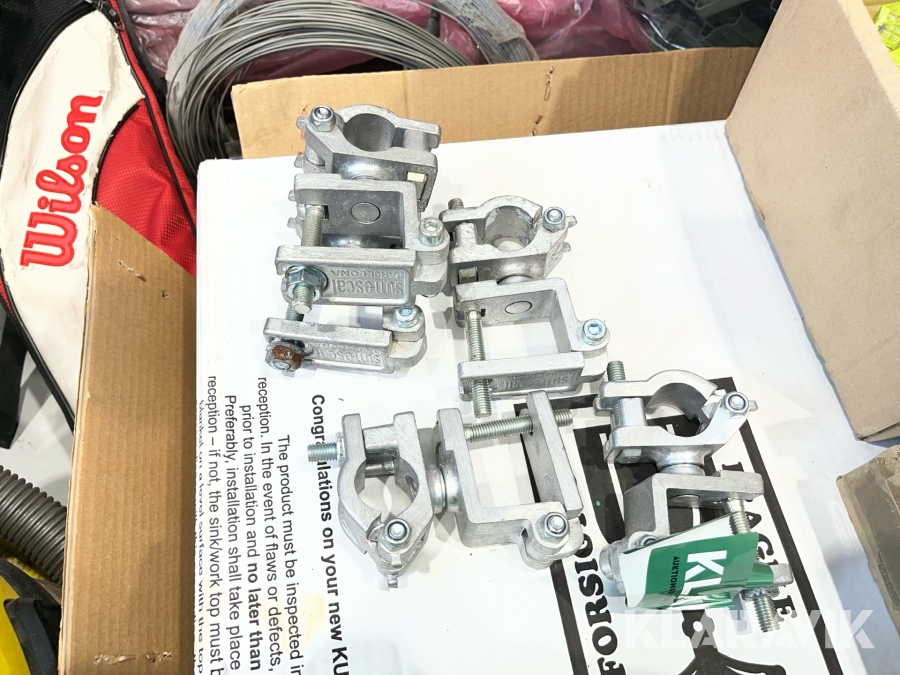 Stilladssamlere i aluminium 10 styk