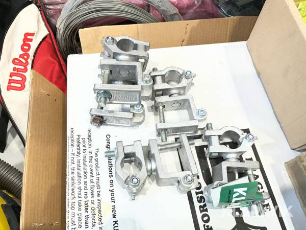 Stilladssamlere i aluminium 10 styk