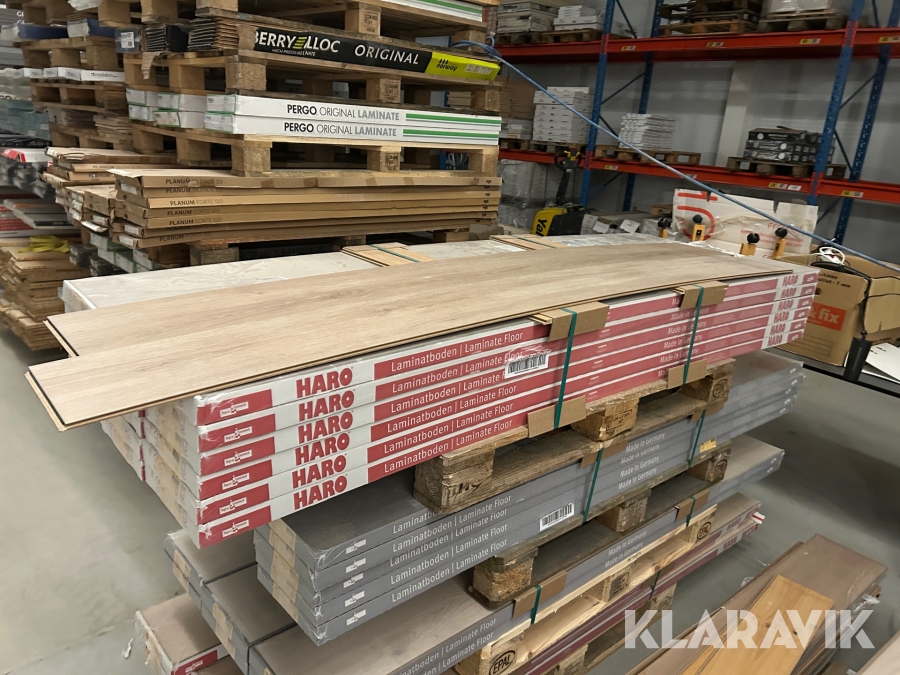 Laminat gulv HARO Oak veneto crema 48 m2