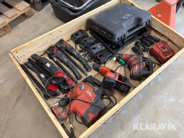 Assorteret håndværktøj Hilti/Roller - 1 palle