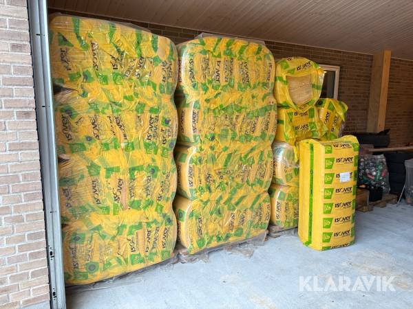 Isolering Isover / Saint-Gobain G3 touch - 54 pakker i alt 3 paller