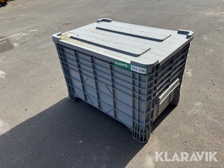 Plastik kasse med låg Cape