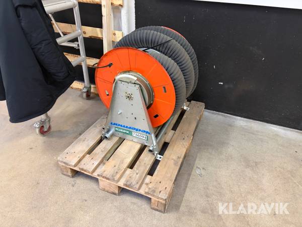 Udsugningsslanger på tromle Medermann Serie 860 med rør 8 styk