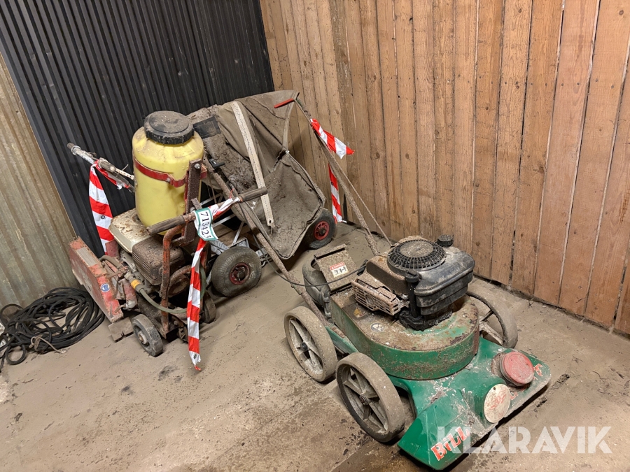 Samlet lot med maskiner