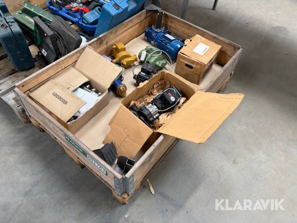 Motor & pumper blandet palle