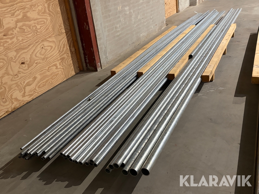 Galvaniserede gevindrør 55 styk