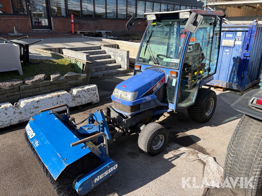 Redskabsbærer med kost Iseki TXG23