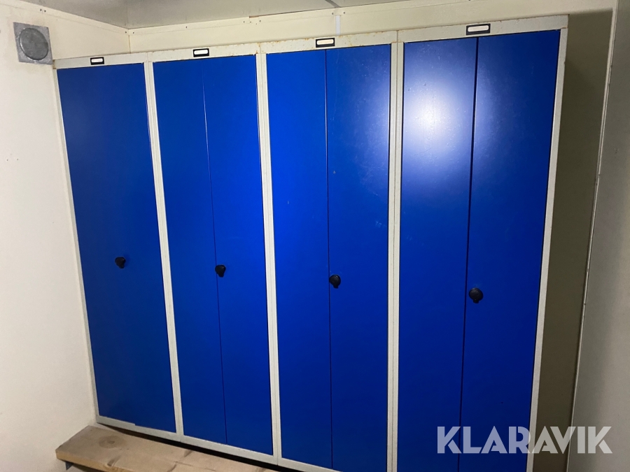 Dobbelt omklædningsskabe Blika 4 stk