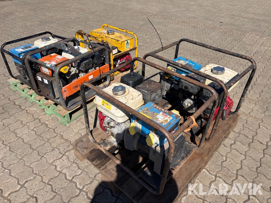 Generatorer blandet 5 styk