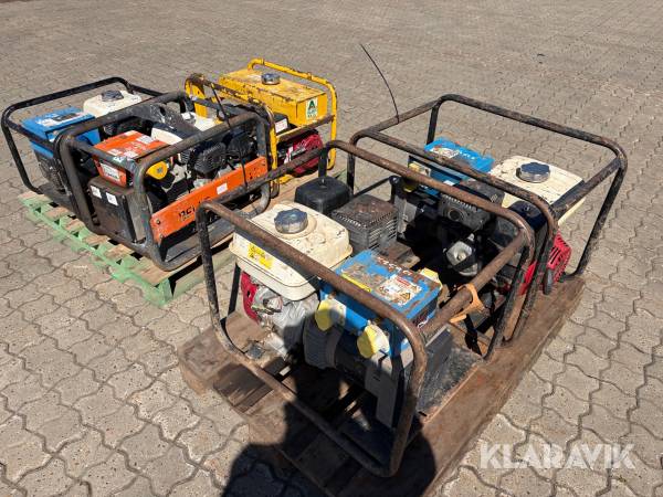 Generatorer blandet 5 styk