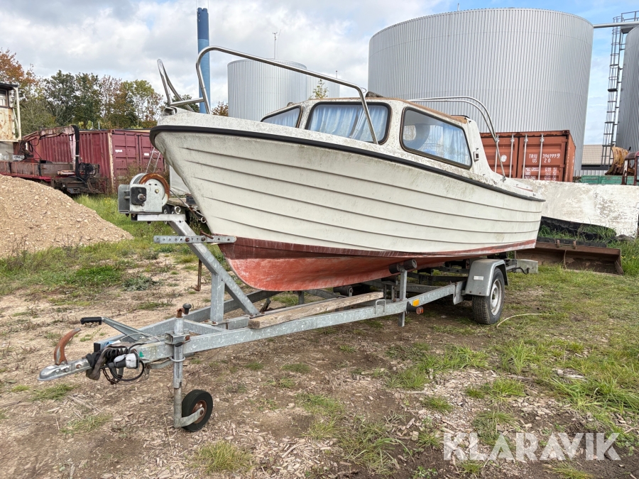 Båd med Bådtrailer MCB 525