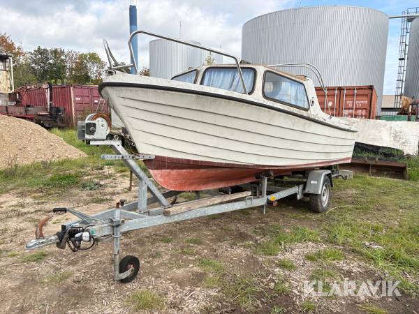 Båd med Bådtrailer MCB 525