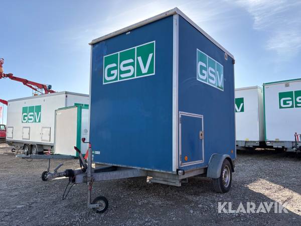 Badmobil 1 rum med kværn Scanvogn